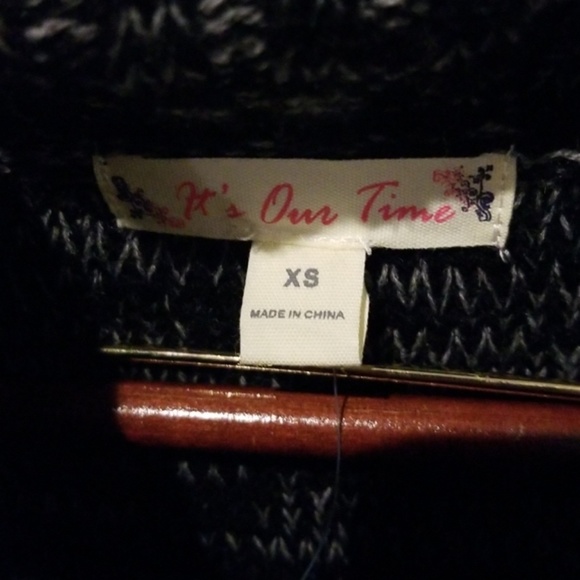 Black Cowl Neck Sweater - Picture 4 of 6